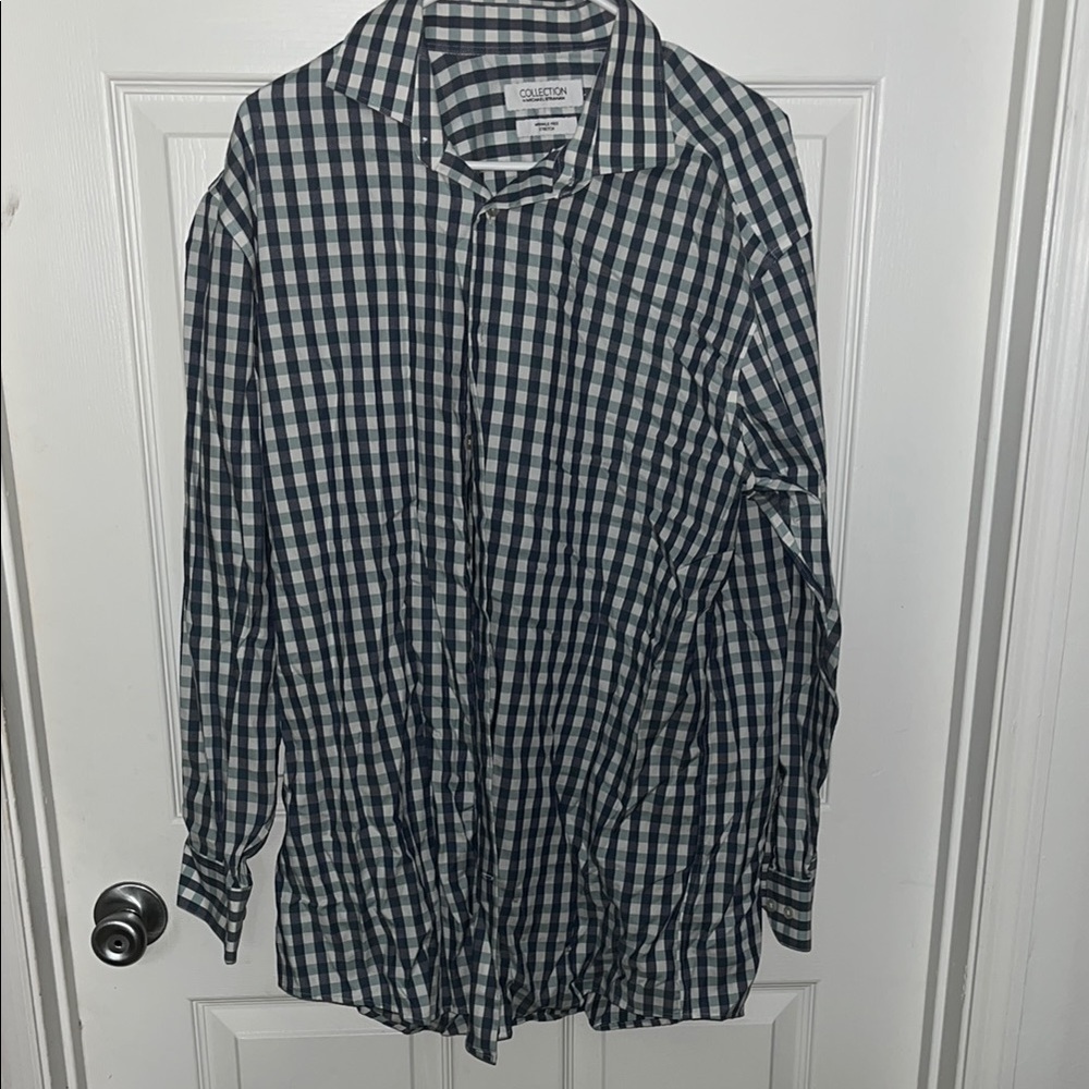 Collection by Michael Strahan Checkered Shirt